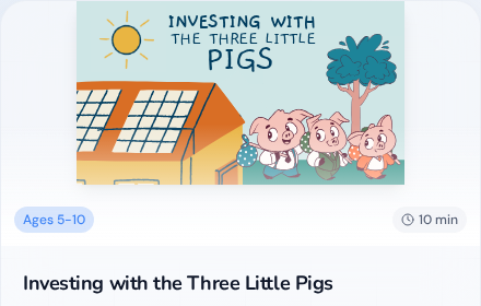 Cover of Investing with the Three Little Pigs